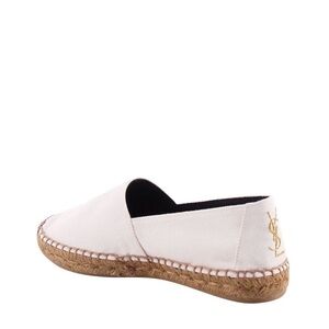 AUTH YSL Elba Sweet Cream Espadrilles EUC 36.5 6.5